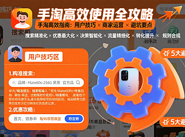 手淘怎么用才高效？用户购物技巧 + 商家运营避坑全指南