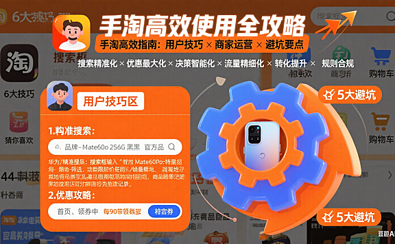 手淘怎么用才高效?用户购物技巧 + 商家运营避坑全指南
