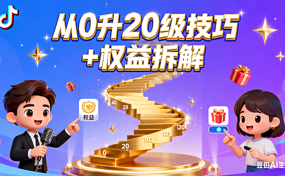 抖音粉丝团等级怎么玩?从 0 升 20 级技巧 + 权益拆解,主播粉丝都能用