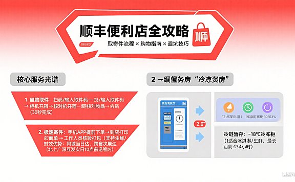 顺丰便利店值得去吗?取寄件 + 购物全攻略 + 避坑指南