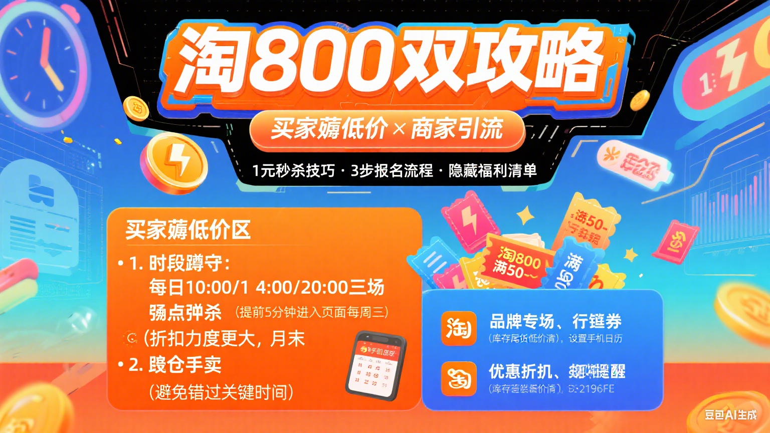 淘宝淘 800 怎么用?薅低价 + 商家引流全指南