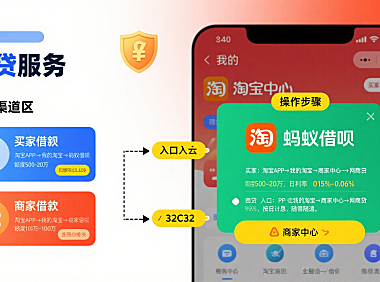 淘宝可以借钱吗？正规渠道 + 申请流程 + 避坑指南，商家买家都适用