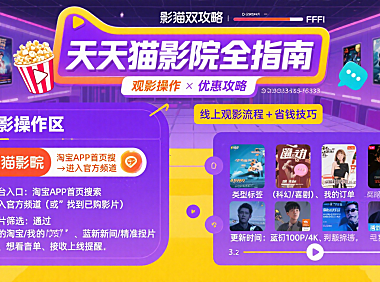 天猫影院怎么用？线上观影 + 优惠薅羊毛全指南