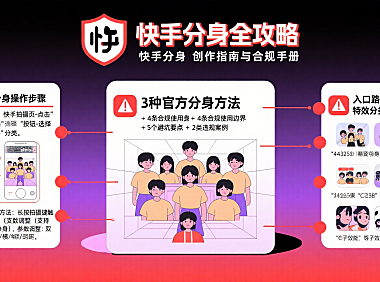 快手分身怎么弄?官方操作 + 合规边界 + 避坑全攻略