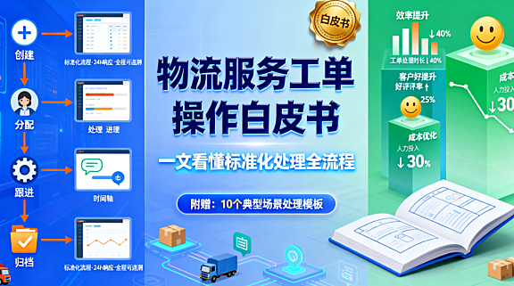 物流服务工单操作白皮书，一文看懂