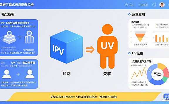 电商人必懂：IPV 和 UV 到底是什么？区别 + 运营应用全指南