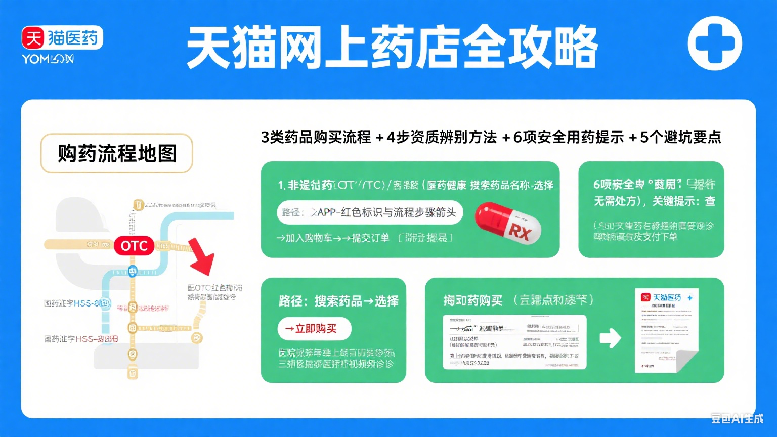 天猫网上药店怎么用?购药流程 + 资质辨别 + 避坑全攻略