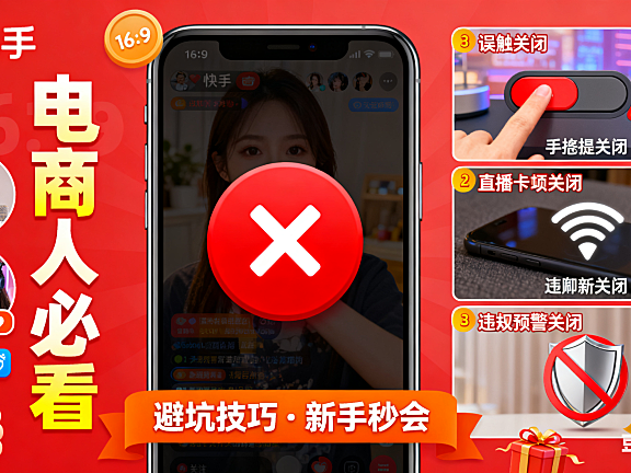 电商人必看！快手直播关闭全攻略：3 大场景 + 避坑技巧，新手也能秒会