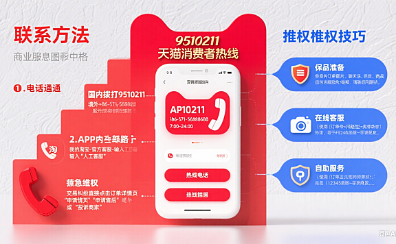 天猫消费者热线怎么打?联系方法 + 维权技巧 + 避坑全指南