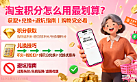 淘宝商城积分怎么用最划算?获取 + 兑换 + 避坑指南,购物党必看