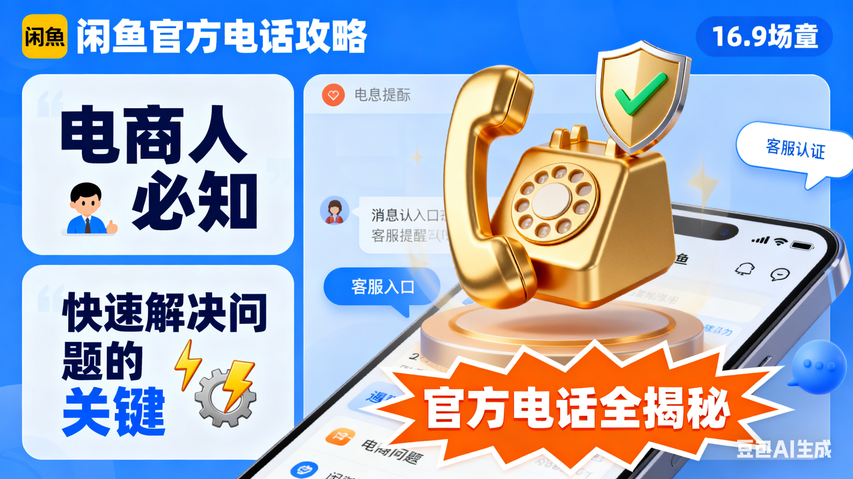 闲鱼官方电话全揭秘:电商人必知,快速解决问题的关键
