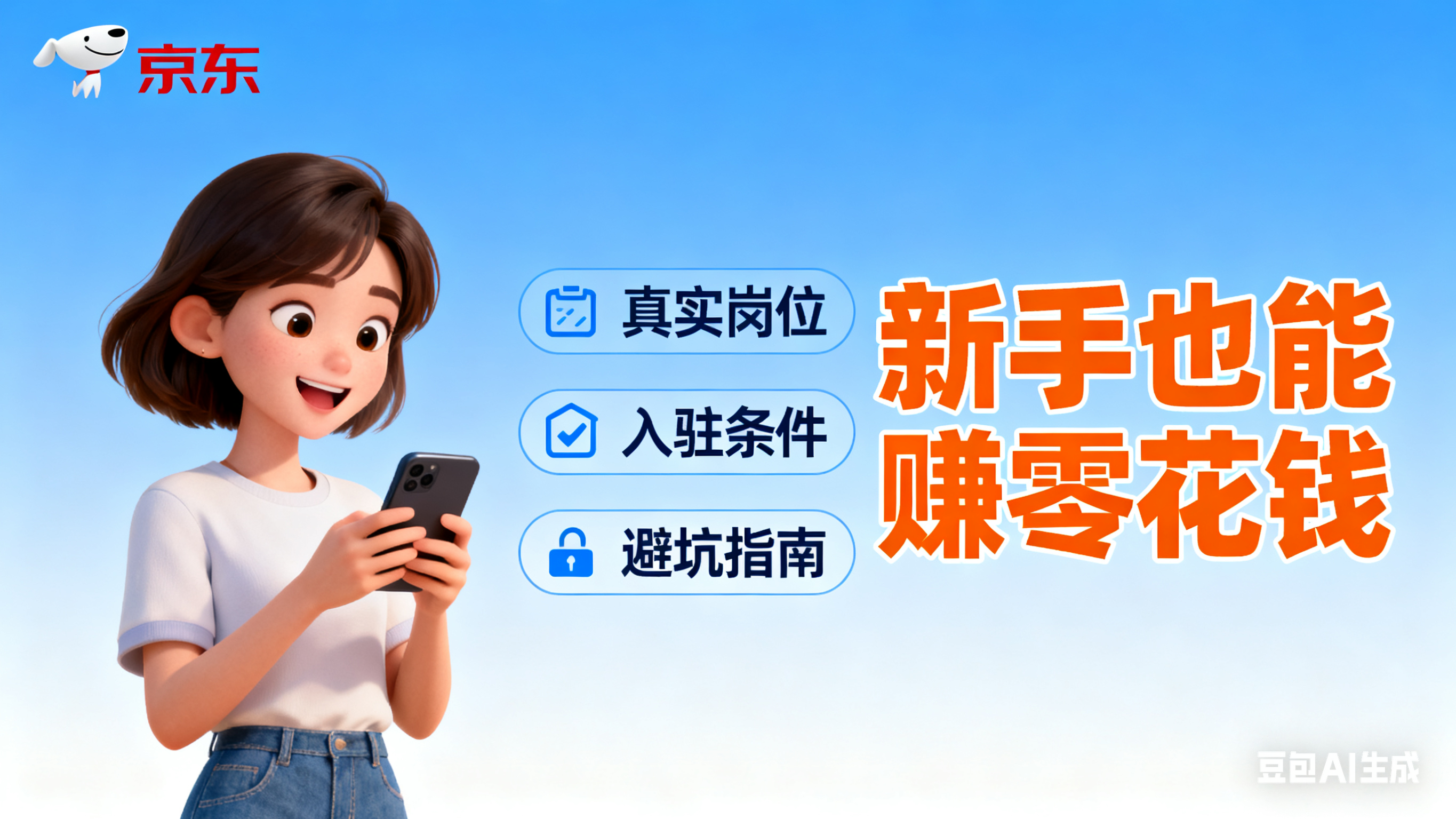京东兼职有哪些?真实岗位 + 入驻条件 + 避坑指南,新手也能赚零花钱