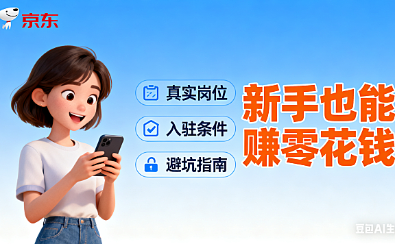 京东兼职有哪些？真实岗位 + 入驻条件 + 避坑指南，新手也能赚零花钱