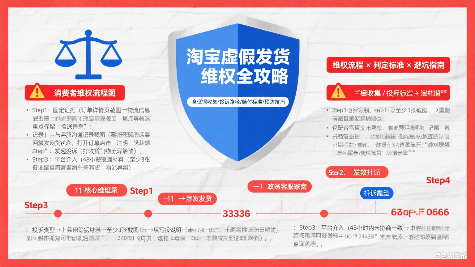 淘宝遇到虚假发货怎么办?维权流程 + 判定标准 + 避坑指南