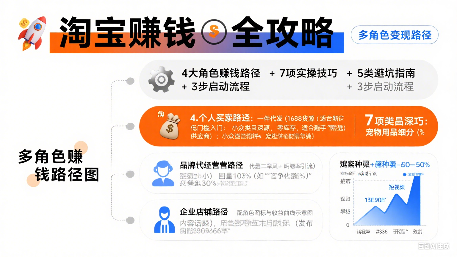 淘宝网怎么赚钱?分角色路径 + 实操技巧 + 避坑指南