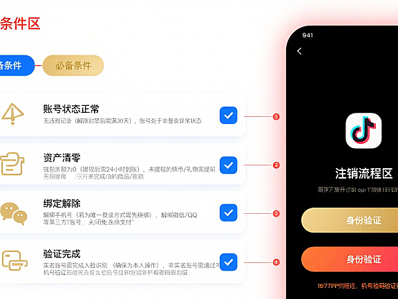 快手账号怎么注销？条件 + 流程 + 风险提示，注销前必看