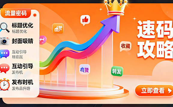 如何提升逛逛作品流量？干货攻略速码！