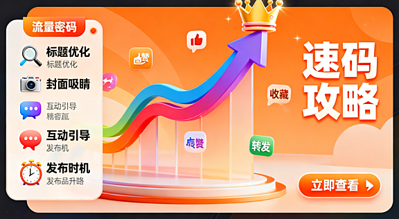 如何提升逛逛作品流量？干货攻略速码！