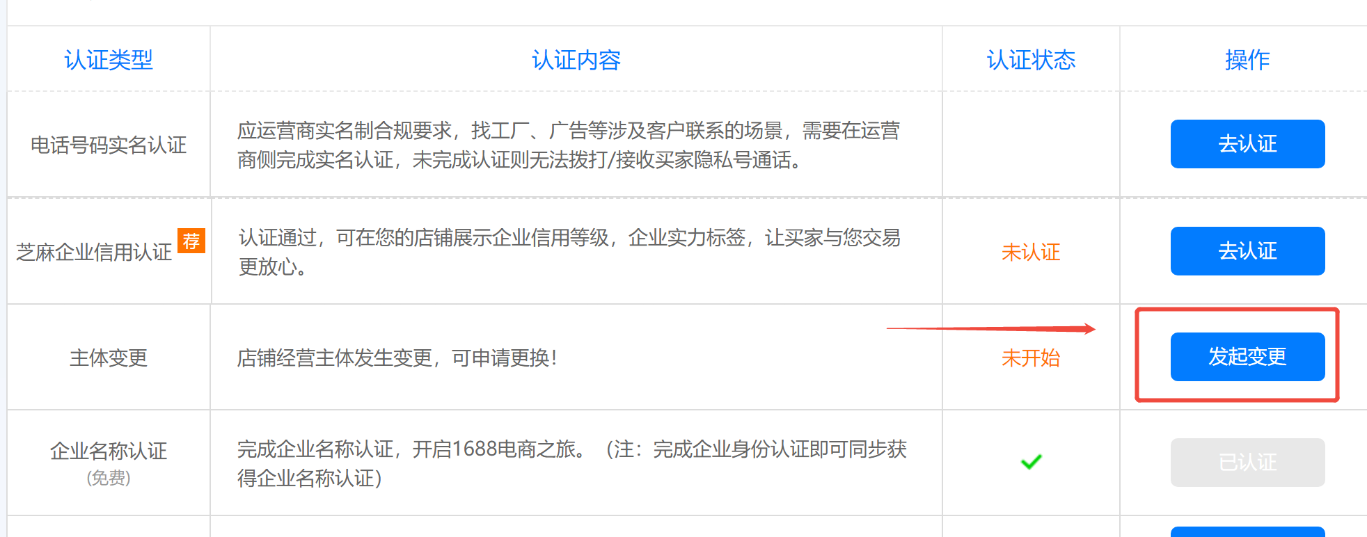 阿里1688经营主体变更教程来了,新老店铺权重不变