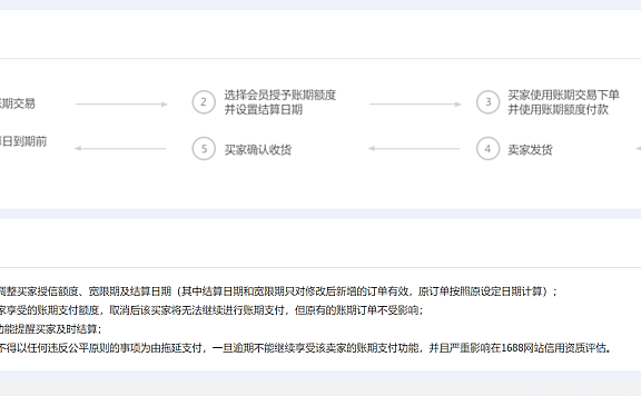阿里1688商家怎么给客户开通账期赊账，分享这几种方法