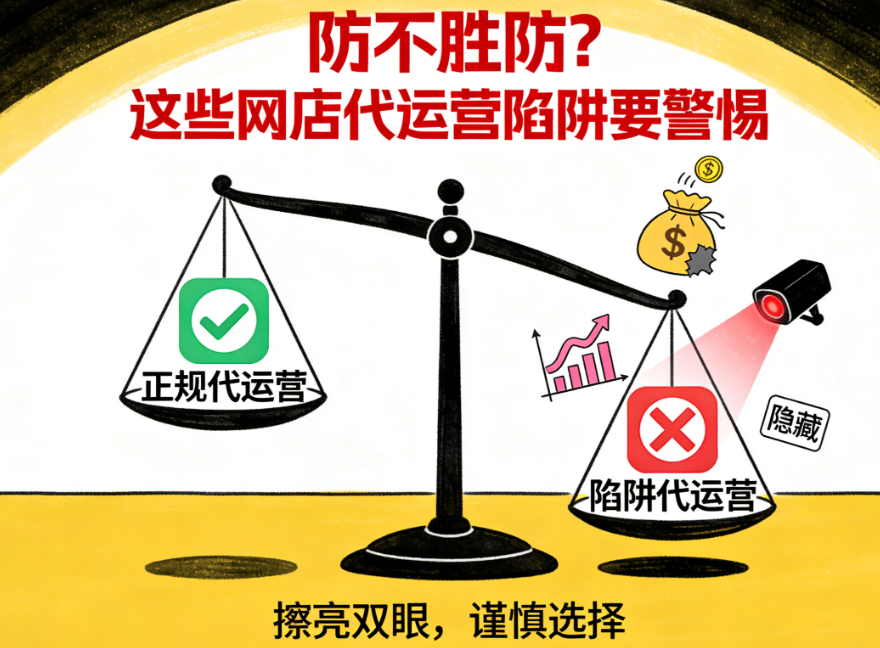 防不胜防？这些网店代运营陷阱要警惕！