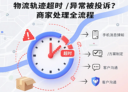物流轨迹超时/异常被投诉？商家处理全流程