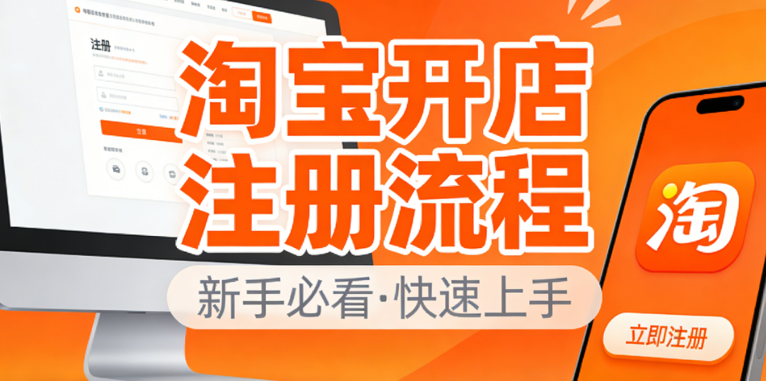 淘宝开店注册流程详细指南:从身份认证到店铺上线的完整操作步骤