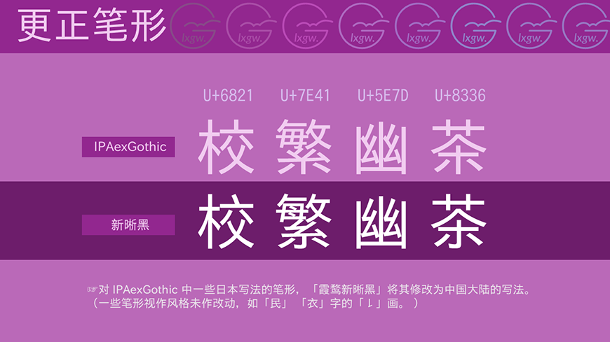 霞鹜新晰黑在线字体下载,电商免费可商用