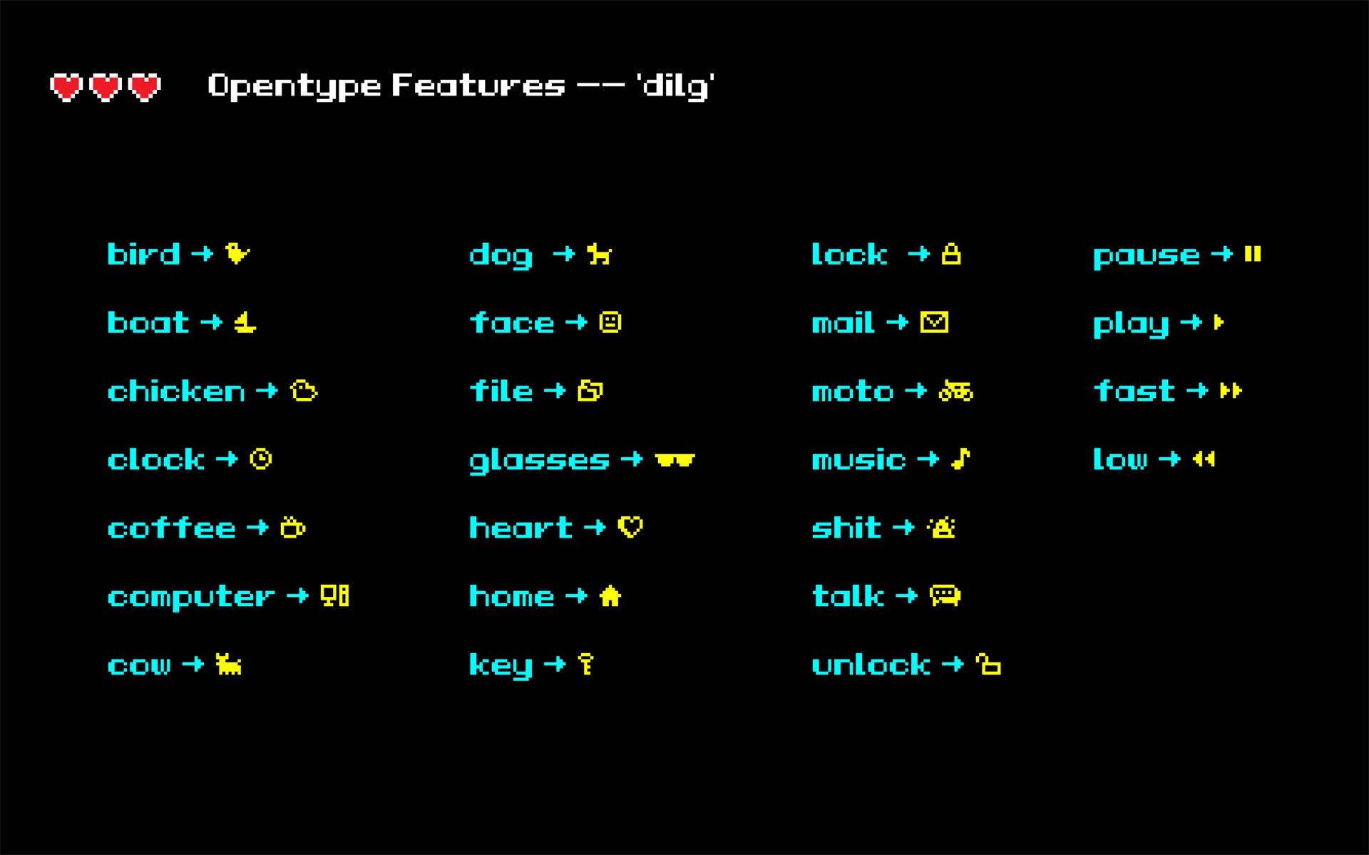 LL PixelFun字体包在线下载,免费可商用