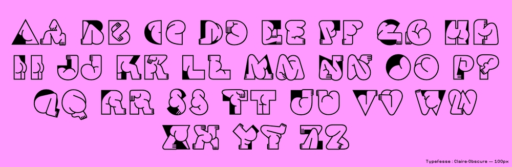 Type fesse字体包在线下载，免费可商用英文字体