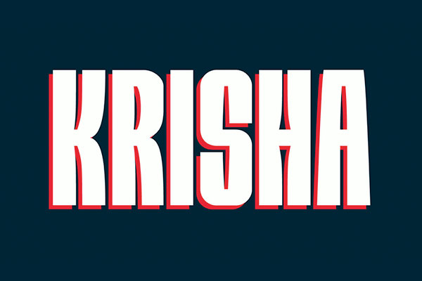 KRISHA字体包在线下载,电商设计免费可商用英文字体