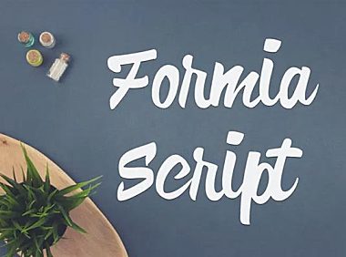 Formia Script字体包在线下载，电商设计免费可商用