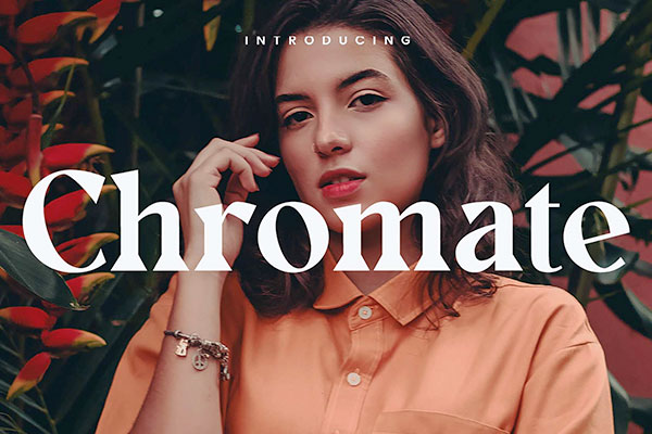 Chromate字体包在线下载，电商设计免费可商用英文字体