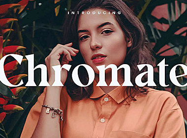 Chromate字体包在线下载，电商设计免费可商用英文字体