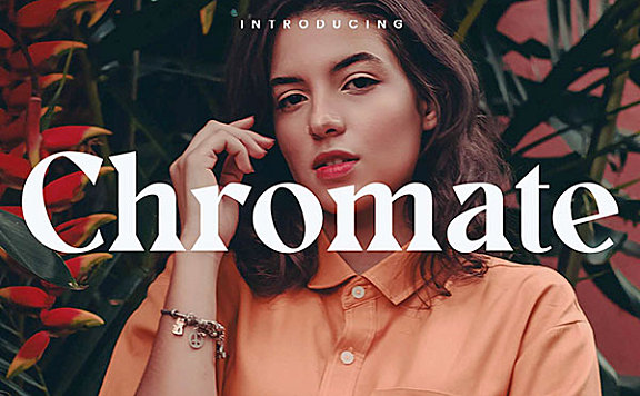 Chromate字体包在线下载,电商设计免费可商用英文字体