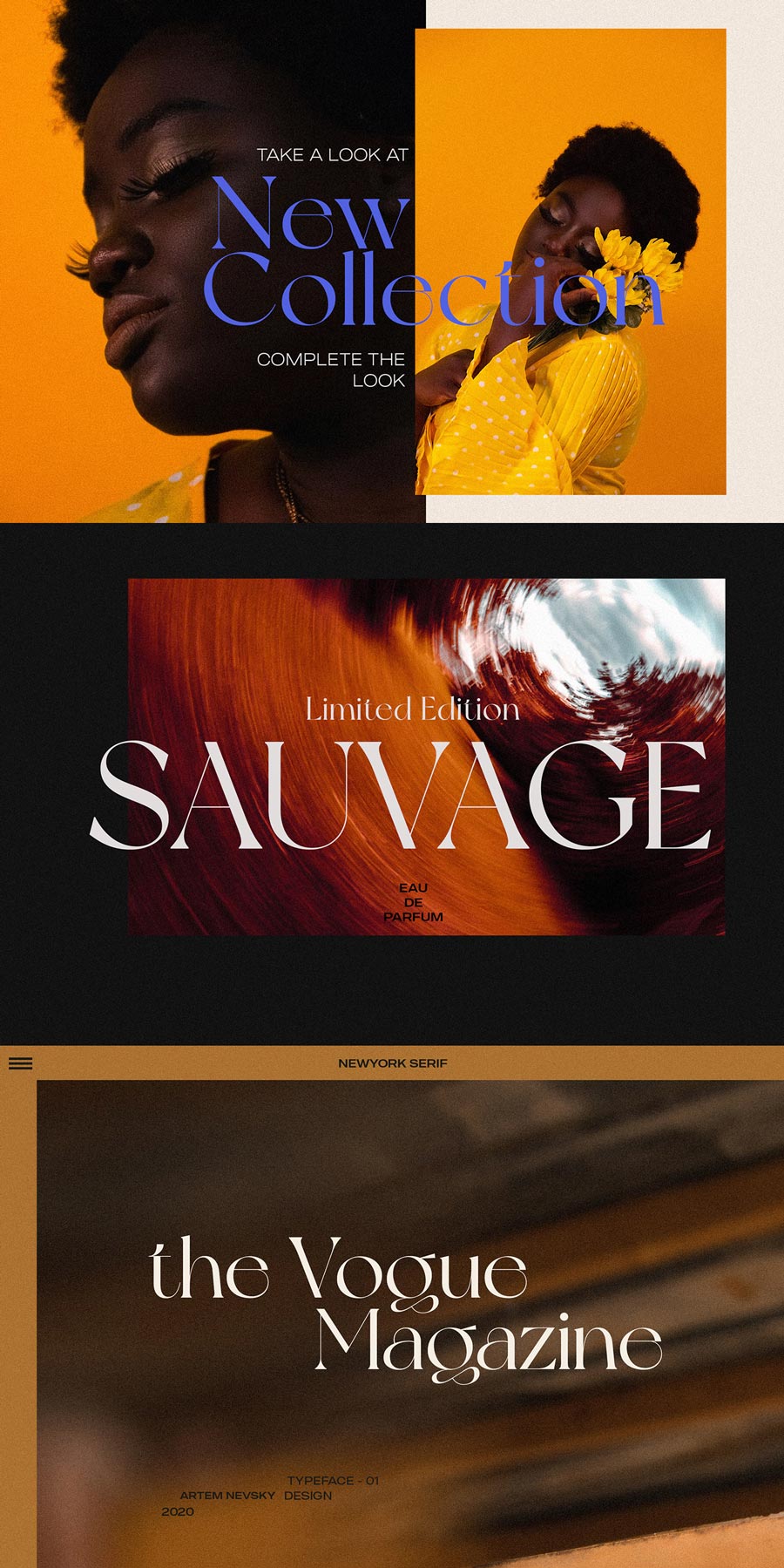 NewYork字体包在线下载，电商包装设计印花免费可商用