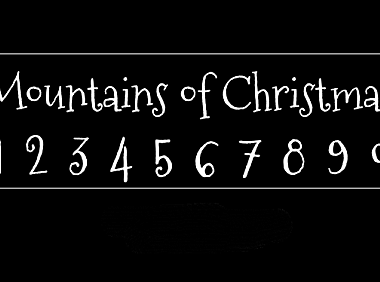 Mountains of Christmas字体包在线下载，电商设计免费可商用