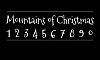 Mountains of Christmas字体包在线下载，电商设计免费可商用