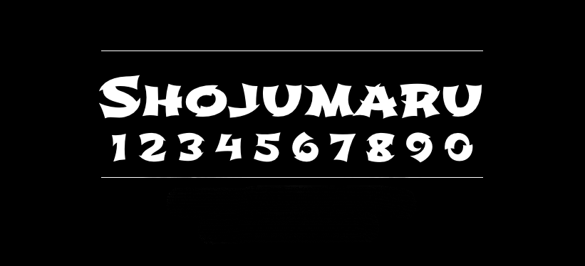 Shojumaru字体包在线下载，电商设计免费可商用
