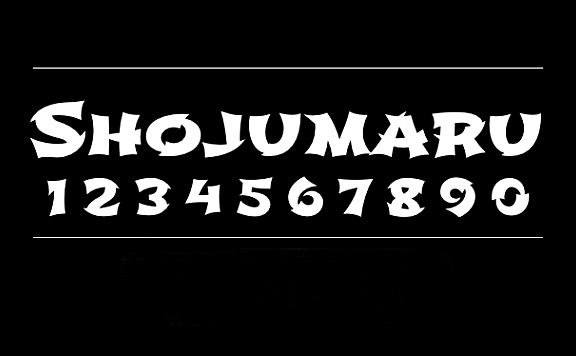 Shojumaru字体包在线下载,电商设计免费可商用