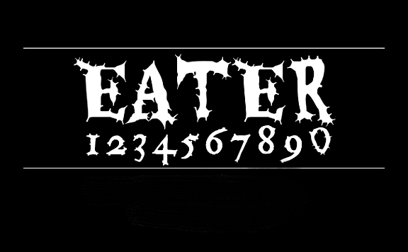 Eater字体包在线下载,电商设计免费可商用英文字体