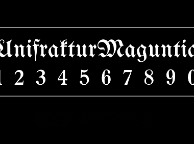 UnifrakturMaguntia字体包在线下载，电商设计免费可商用