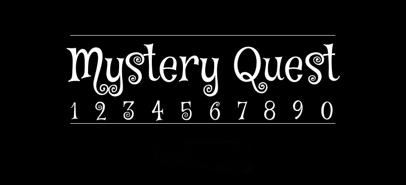 Mystery Quest字体包在线下载,电商设计免费可商用