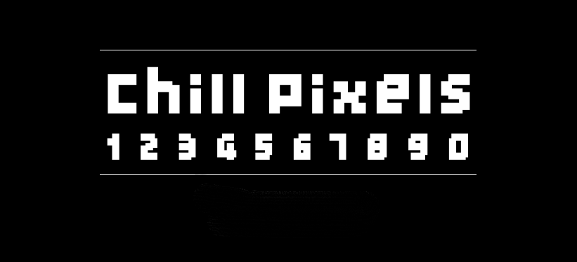 ChillPixels字体包在线下载，电商设计免费可商用英文字体