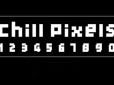 ChillPixels字体包在线下载，电商设计免费可商用英文字体