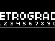 Retrograde字体包在线下载，电商设计免费可商用英文字体