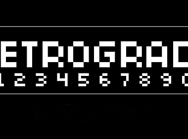 Retrograde字体包在线下载，电商设计免费可商用英文字体