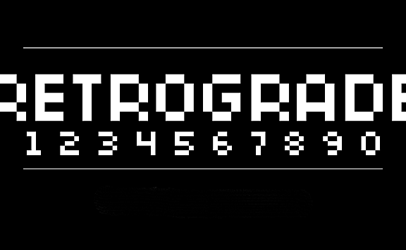 Retrograde字体包在线下载,电商设计免费可商用英文字体