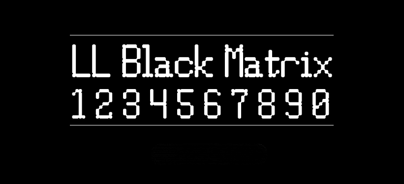 LL Black Matrix字体包在线下载，电商设计免费可商用英文字体