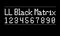 LL Black Matrix字体包在线下载，电商设计免费可商用英文字体